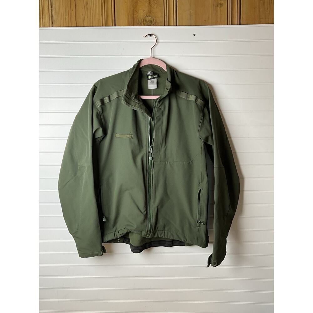 Horace Small Men’s RG S Green Hardshell Uniform Jacket Fullzip W/Side Zip